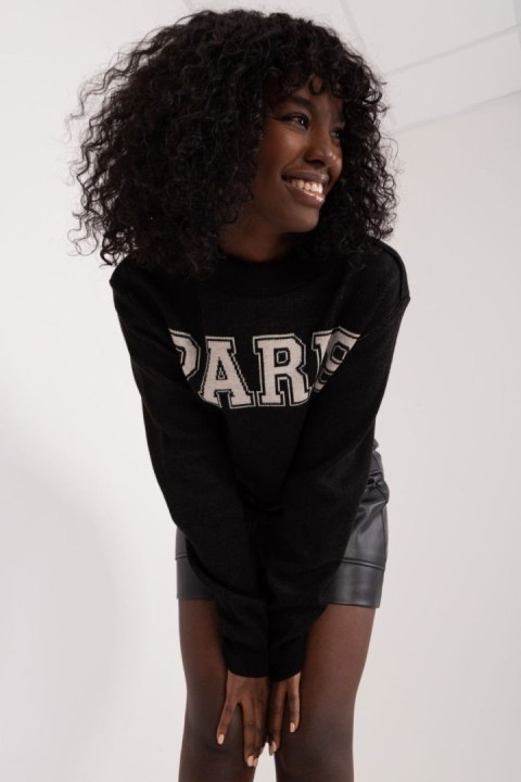 Sweter Damski Model BA-SW-1489.24 Black - Badu Sweter Damski Model BA-SW-1489.24 Black - Badu