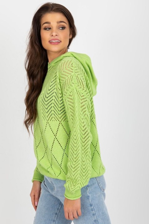 Sweter Damski Model BA-SW-2003.51P Light Green - Badu Sweter Damski Model BA-SW-2003.51P Light Green - Badu