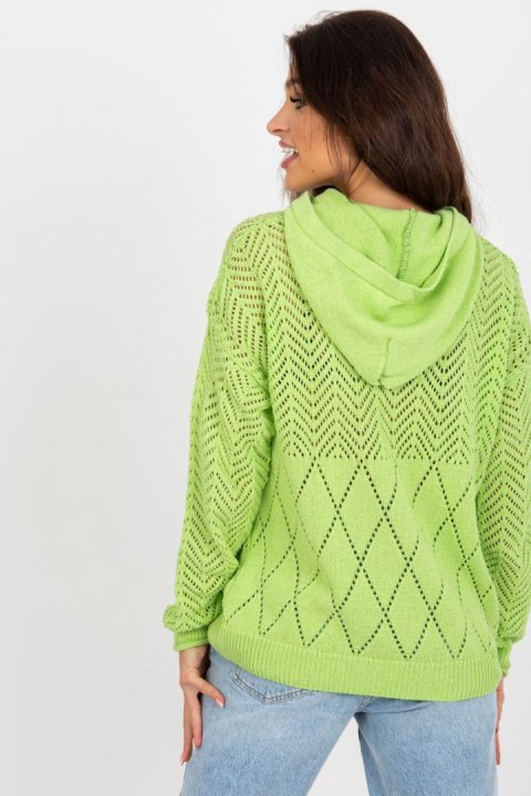 Sweter Damski Model BA-SW-2003.51P Light Green - Badu Sweter Damski Model BA-SW-2003.51P Light Green - Badu