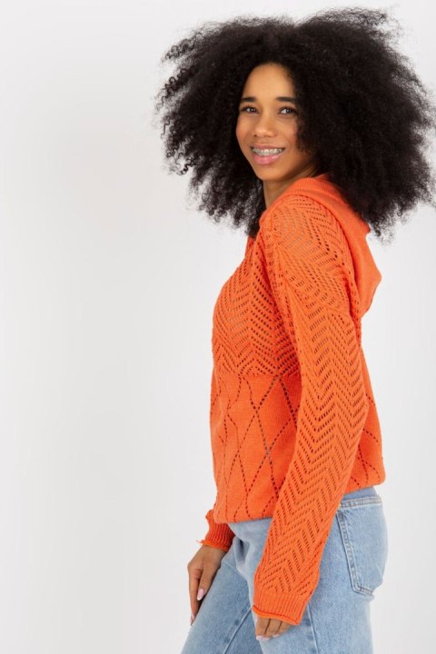 Sweter Damski Model BA-SW-2003.51P Orange - Badu Sweter Damski Model BA-SW-2003.51P Orange - Badu