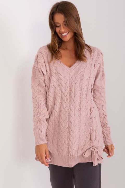 Sweter Damski Model BA-SW-8027.46P Light Pink - Badu Sweter Damski Model BA-SW-8027.46P Light Pink - Badu