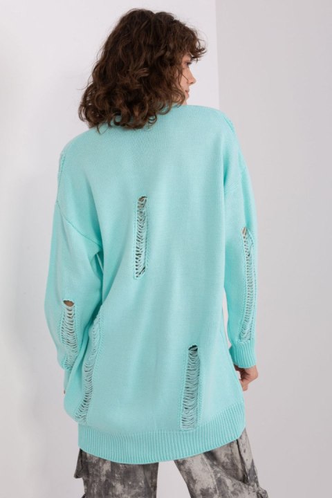 Sweter Damski Model BA-SW-8042-1.23 Mint - Badu Sweter Damski Model BA-SW-8042-1.23 Mint - Badu