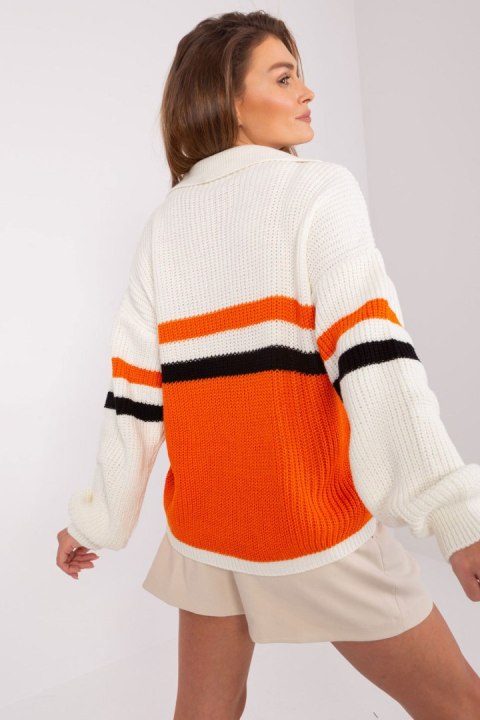 Sweter Damski Model BA-SW-8054.91P Orange - Badu Sweter Damski Model BA-SW-8054.91P Orange - Badu