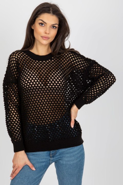 Sweter Damski Model BA-SW-9006.38P Black - Badu Sweter Damski Model BA-SW-9006.38P Black - Badu