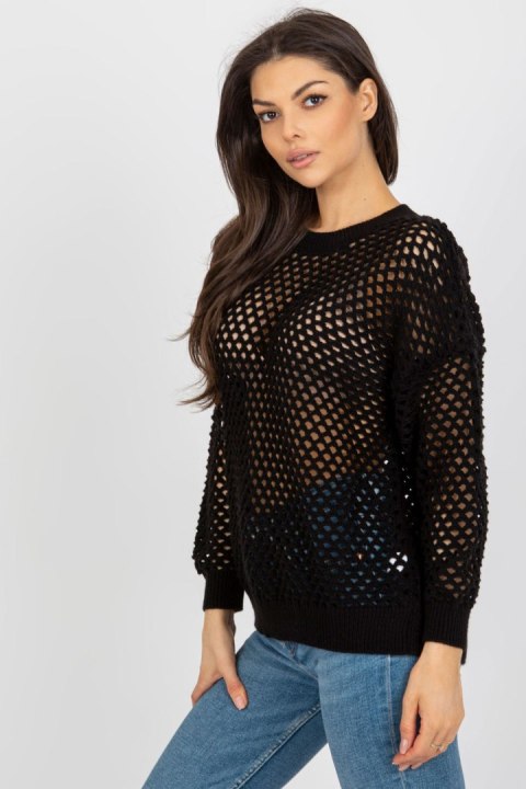 Sweter Damski Model BA-SW-9006.38P Black - Badu Sweter Damski Model BA-SW-9006.38P Black - Badu