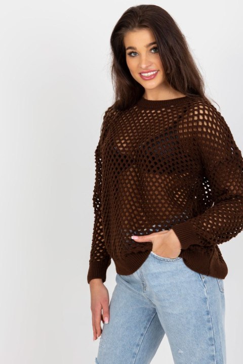 Sweter Damski Model BA-SW-9006.38P Brown - Badu Sweter Damski Model BA-SW-9006.38P Brown - Badu