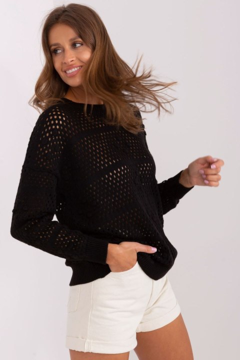 Sweter Damski Model BA-SW-9007.85P Black - Badu Sweter Damski Model BA-SW-9007.85P Black - Badu
