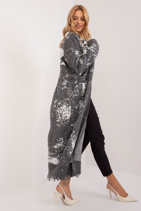 Sweter Kardigan Model BA-SW-14105.27 Dark Grey - Badu Sweter Kardigan Model BA-SW-14105.27 Dark Grey - Badu