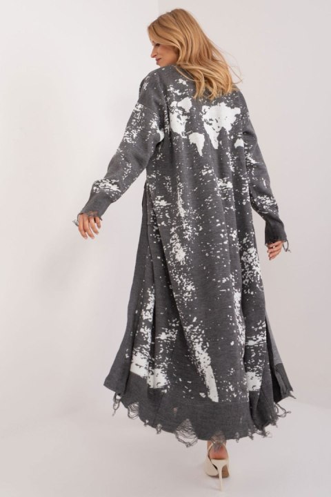 Sweter Kardigan Model BA-SW-14105.27 Dark Grey - Badu Sweter Kardigan Model BA-SW-14105.27 Dark Grey - Badu