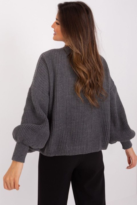 Sweter Komplet Model BA-KMPL-8019.20 Dark Grey - Badu Sweter Komplet Model BA-KMPL-8019.20 Dark Grey - Badu