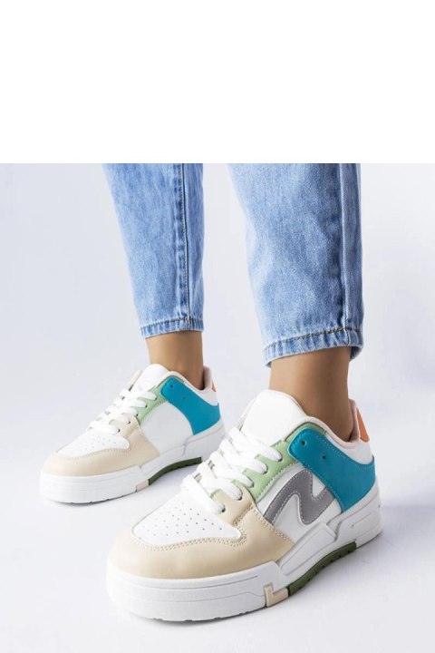 Beżowo-niebieskie buty na platformie Harter - Solea Beżowo-niebieskie buty na platformie Harter - Solea