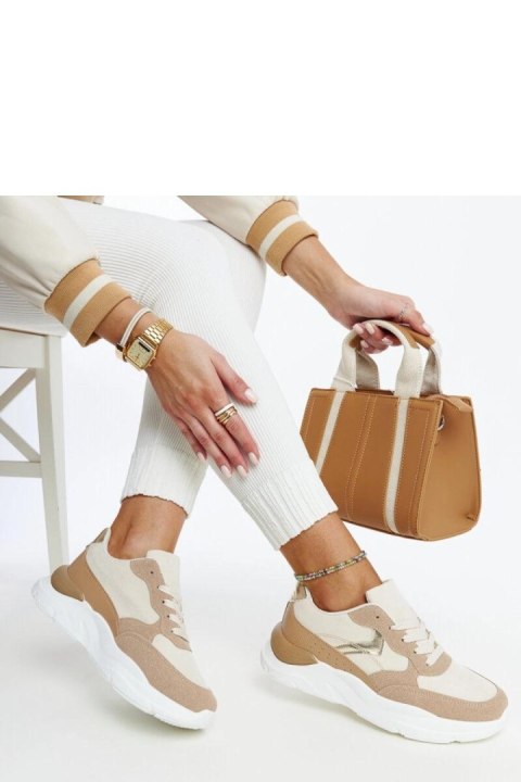 Brązowe sneakersy na platformie Nereida - Solea Brązowe sneakersy na platformie Nereida - Solea