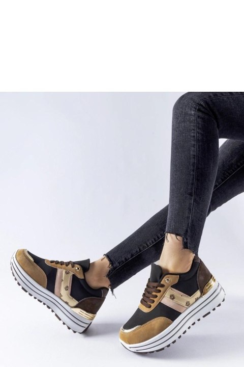 Brązowe sneakersy na platformie Provinciale - Solea Brązowe sneakersy na platformie Provinciale - Solea