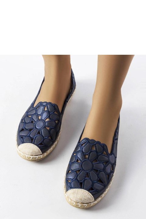 Granatowe ażurowe espadryle Lamarre - Solea Granatowe ażurowe espadryle Lamarre - Solea