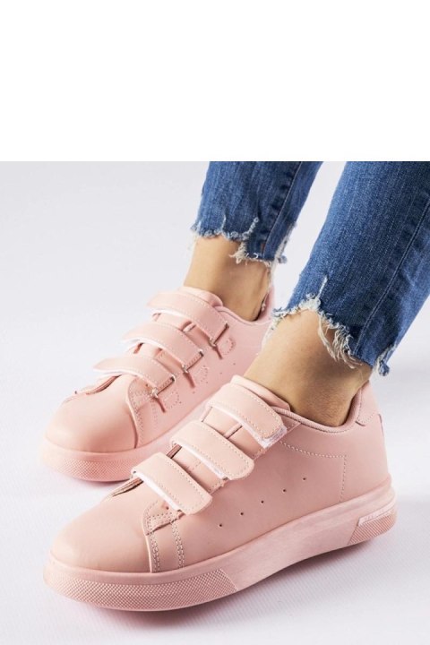 Różowe sneakersy zapinane na rzepy Paré - Solea Różowe sneakersy zapinane na rzepy Paré - Solea