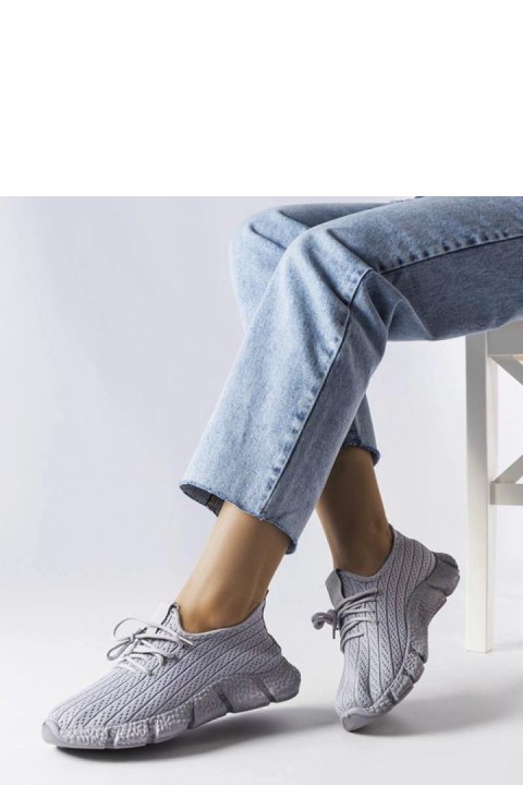 Szare sportowe sneakersy Élodie - Solea Szare sportowe sneakersy Élodie - Solea