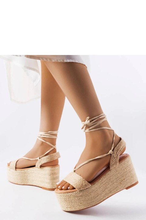 Beżowe espadryle na platformie Silvetta - Solea Beżowe espadryle na platformie Silvetta - Solea