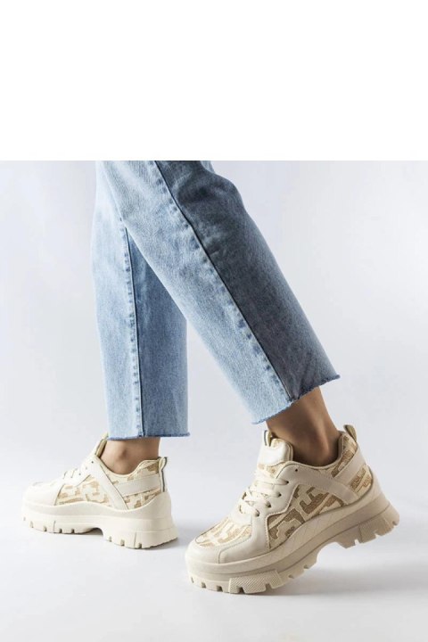 Beżowe masywne sneakersy Brunswick - Solea Beżowe masywne sneakersy Brunswick - Solea