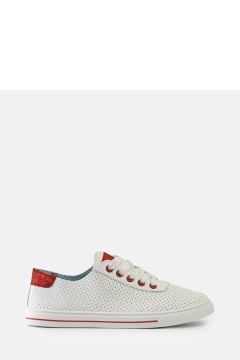 Białe perforowane sneakersy Ruala - Solea Białe perforowane sneakersy Ruala - Solea