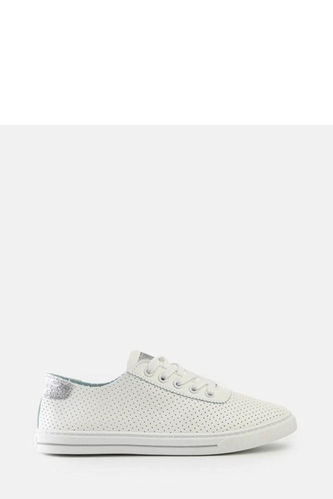 Białe perforowane sneakersy Ruala - Solea Białe perforowane sneakersy Ruala - Solea