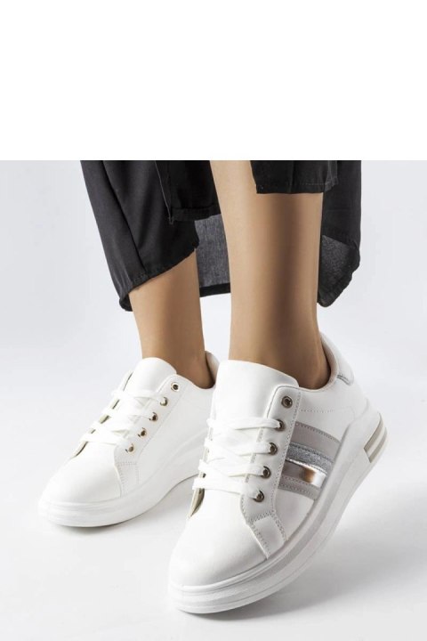 Białe sneakersy na platformie Sacaton - Solea Białe sneakersy na platformie Sacaton - Solea