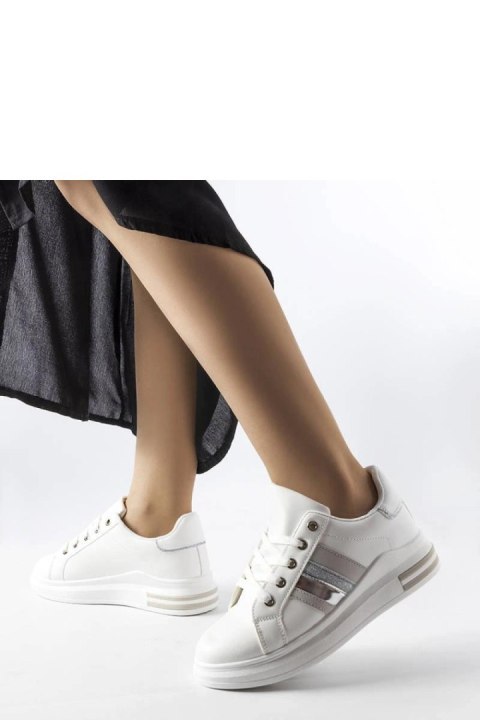 Białe sneakersy na platformie Sacaton - Solea Białe sneakersy na platformie Sacaton - Solea