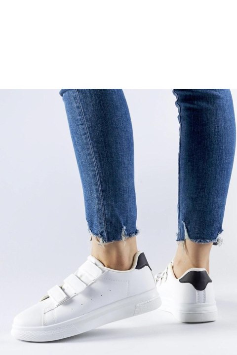 Białe sneakersy zapinane na rzepy Paré - Solea Białe sneakersy zapinane na rzepy Paré - Solea