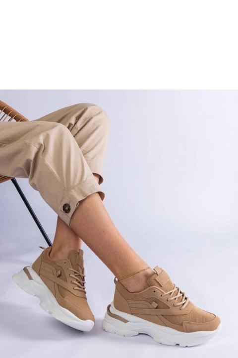 Brązowe sneakersy na grubszej podeszwie Guerrera - Solea Brązowe sneakersy na grubszej podeszwie Guerrera - Solea