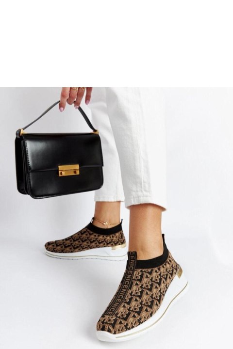 Czarno-brązowe buty Slip On Tartano - Solea Czarno-brązowe buty Slip On Tartano - Solea