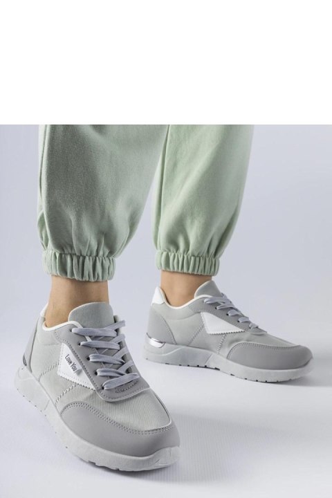 Szare materiałowe sneakersy Geraldino - Solea Szare materiałowe sneakersy Geraldino - Solea