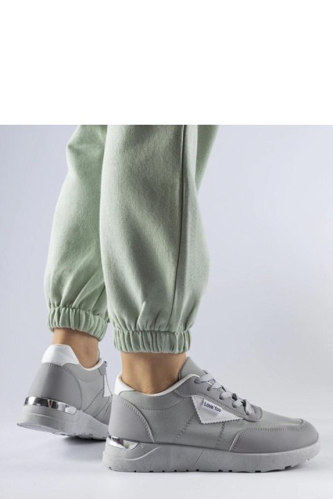 Szare materiałowe sneakersy Geraldino - Solea Szare materiałowe sneakersy Geraldino - Solea