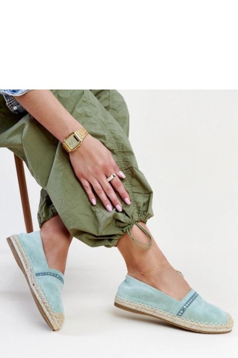 Zielone espadryle z cyrkoniami Abia - Solea Zielone espadryle z cyrkoniami Abia - Solea