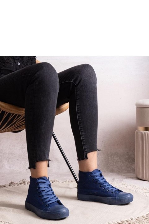 Jeansowe wysokie trampki Rafife - Solea Jeansowe wysokie trampki Rafife - Solea