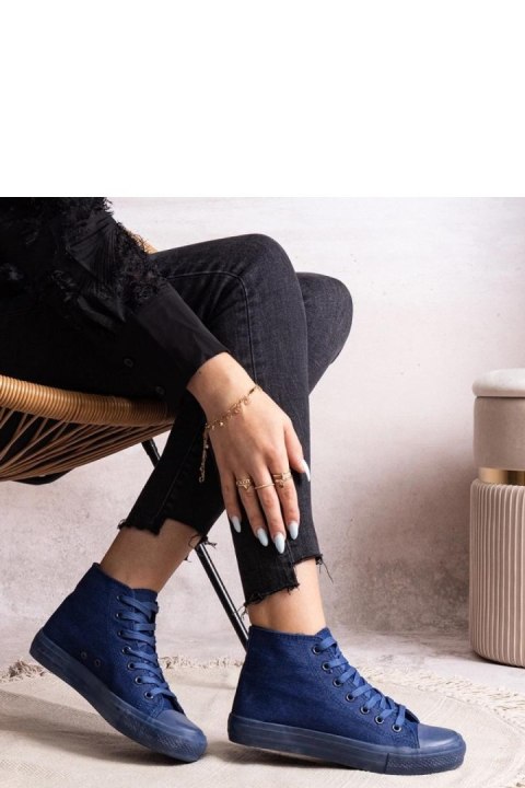 Jeansowe wysokie trampki Rafife - Solea Jeansowe wysokie trampki Rafife - Solea
