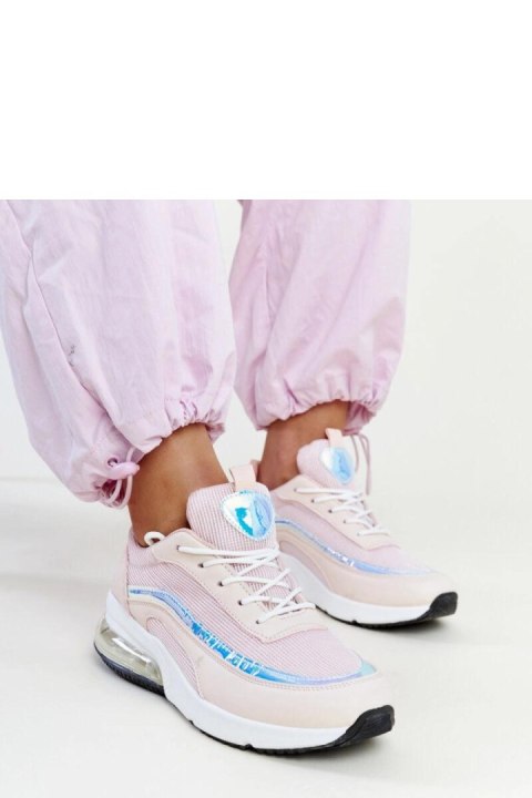 Różowe sneakersy z hologramem Jelka - Solea Różowe sneakersy z hologramem Jelka - Solea