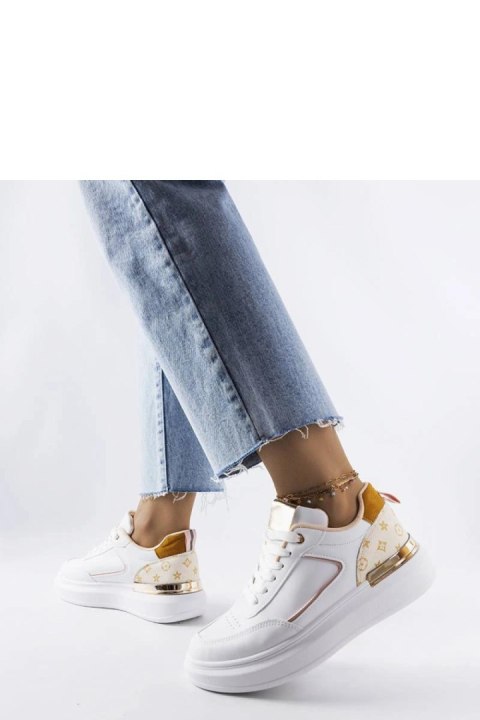 Białe sneakersy z beżowymi wstawkami Margarita - Solea Białe sneakersy z beżowymi wstawkami Margarita - Solea