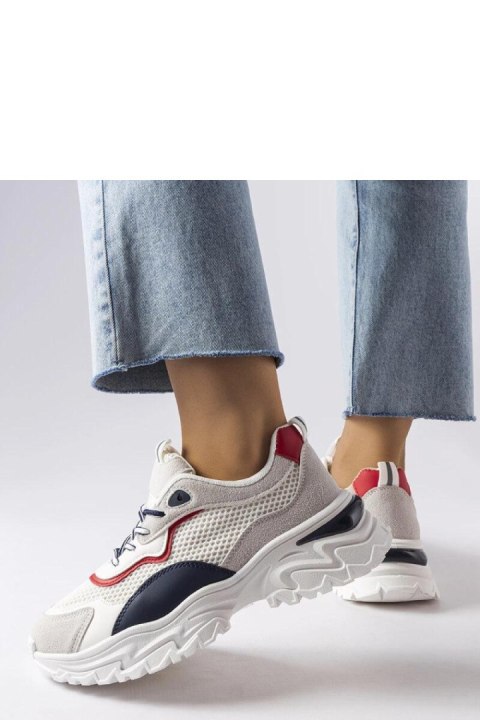Białe sneakersy z widocznym bieżnikiem Rosita - Solea Białe sneakersy z widocznym bieżnikiem Rosita - Solea