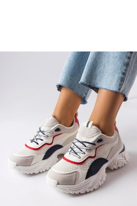 Białe sneakersy z widocznym bieżnikiem Rosita - Solea Białe sneakersy z widocznym bieżnikiem Rosita - Solea