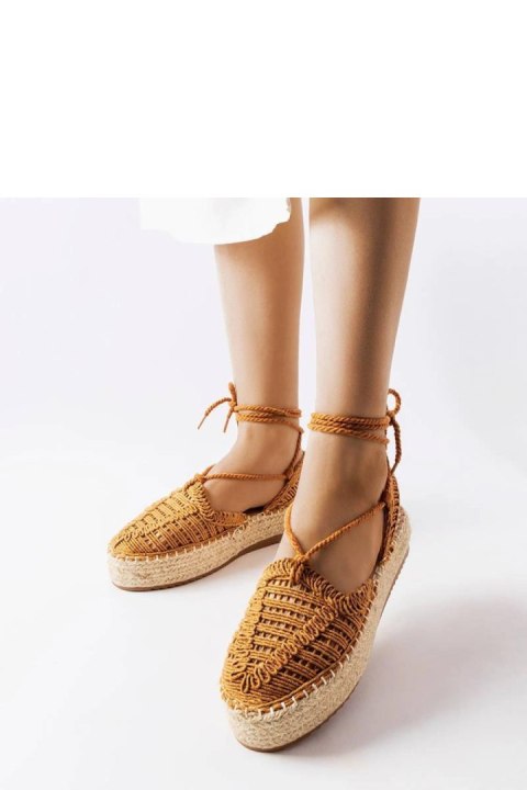 Camelowe wiązane espadryle Partenia - Solea Camelowe wiązane espadryle Partenia - Solea