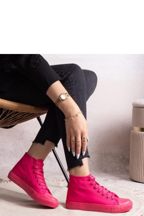 Ciemnoróżowe wysokie trampki Rafife - Solea Ciemnoróżowe wysokie trampki Rafife - Solea