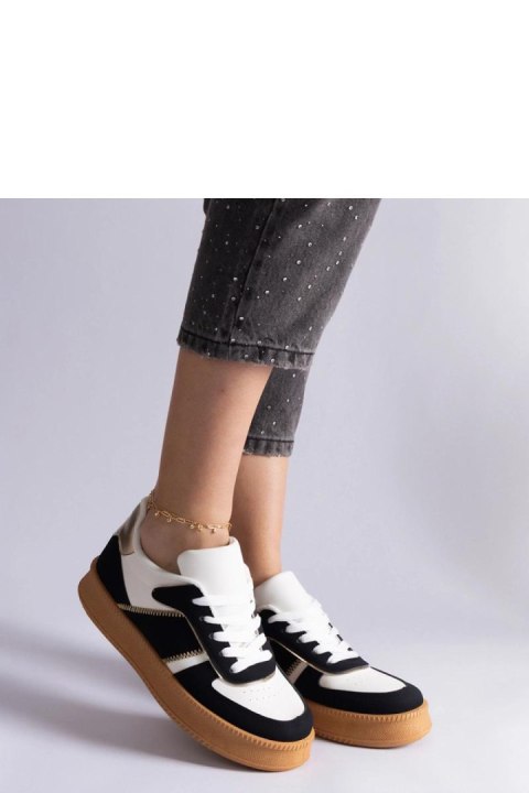 Czarne sneakersy sznurowane na platformie Felicita - Solea Czarne sneakersy sznurowane na platformie Felicita - Solea
