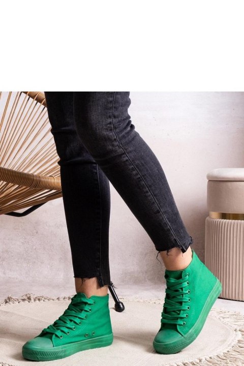 Zielone wysokie trampki Rafife - Solea Zielone wysokie trampki Rafife - Solea