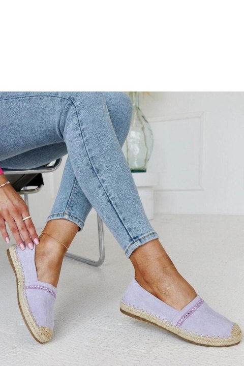 Fioletowe espadryle z cyrkoniami Abia - Solea Fioletowe espadryle z cyrkoniami Abia - Solea