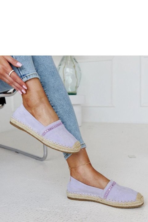 Fioletowe espadryle z cyrkoniami Abia - Solea Fioletowe espadryle z cyrkoniami Abia - Solea