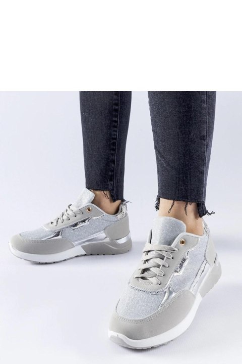 Szare brokatowe sneakersy Roganzuolo - Solea Szare brokatowe sneakersy Roganzuolo - Solea