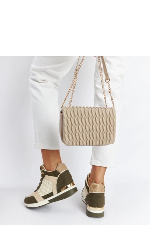 Zielone sneakersy na koturnie Chestnut - Solea Zielone sneakersy na koturnie Chestnut - Solea