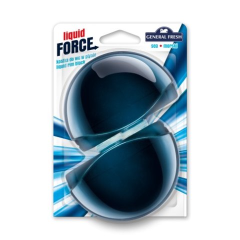 Kostka do wc w płynie General Fresh - LIQUID FORCE zapas a`2 morska Kostka do wc w płynie General Fresh - LIQUID FORCE zapas a`2 morska