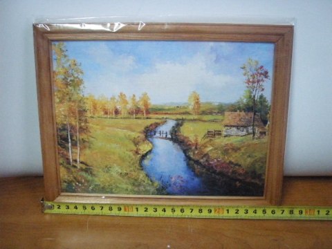 Obraz w drewnianej ramie 18/24 - pejzaże Obraz w drewnianej ramie 18/24 - pejzaże