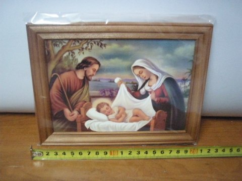 Obraz w drewnianej ramie 13/18 - religijny Obraz w drewnianej ramie 13/18 - religijny