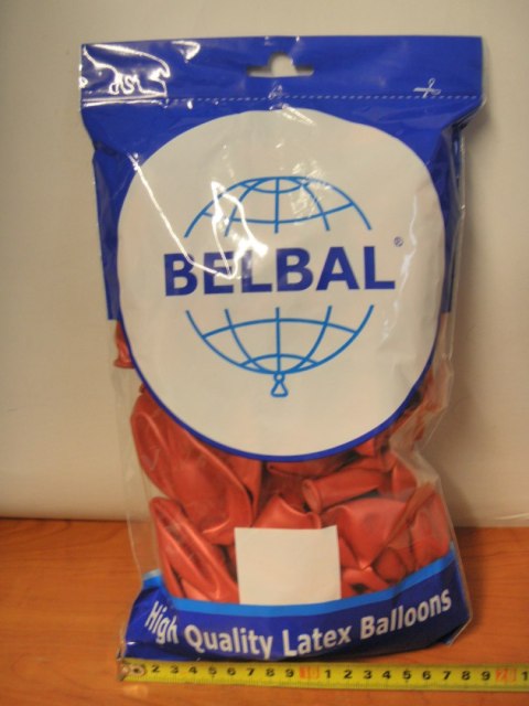 Balony metalik ''9'' czerwone 100szt. | 89-07 Balony metalik ''9'' czerwone 100szt. | 89-07